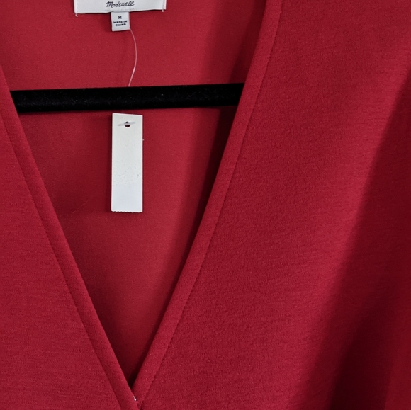 SOLD✖️ Madewell Wrap Top Medium - Picture 4 of 6